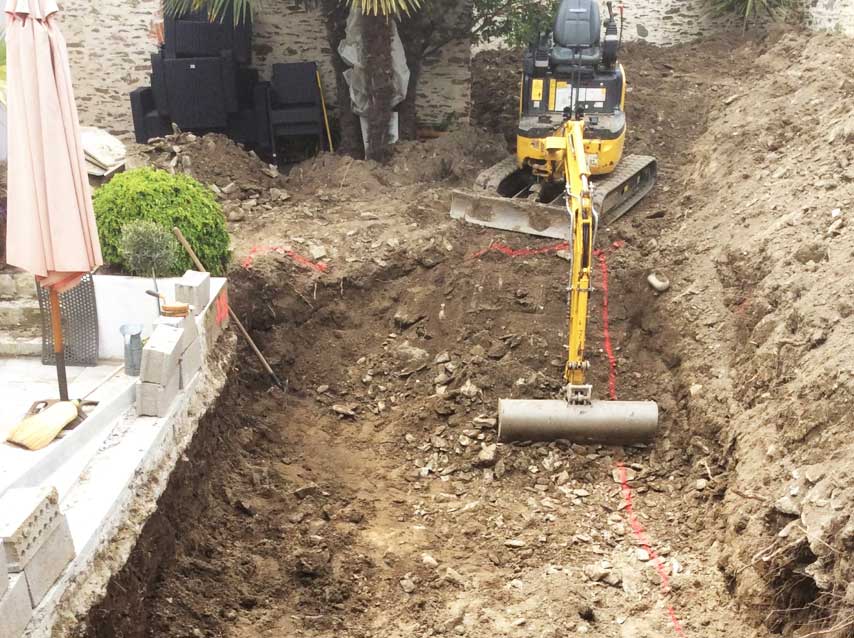 Entreprise travaux terrassement assainissement Orvault