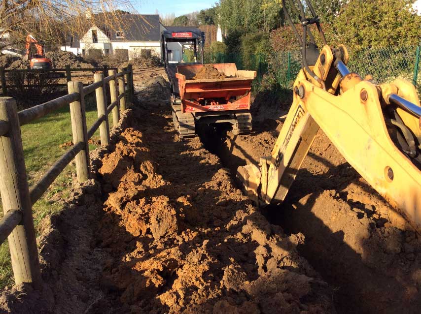 Entreprise travaux terrassement assainissement Orvault